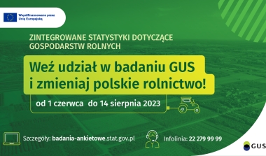 Weź udział w badaniu GUS i zmieniaj polskie rolnictwo!