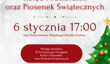 Powiatowy Przegląd Kolęd i Pastorałek oraz Piosenek Świątecznych